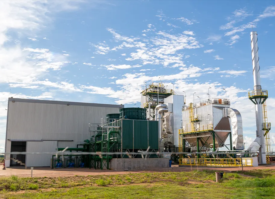 planta de generación de energía