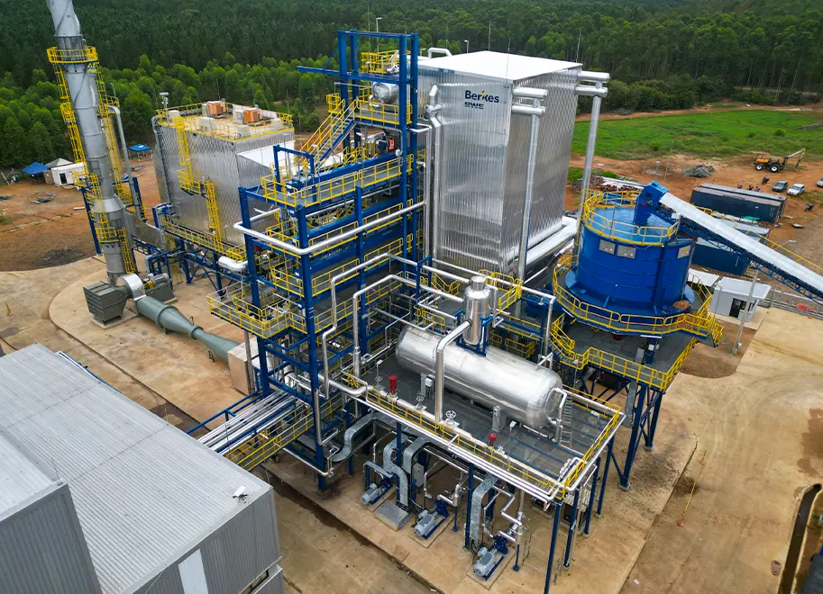 planta de generación de energía