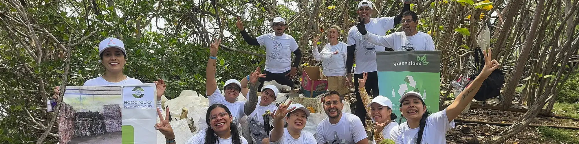 Tiendas D1 retira 1.700 kg de residuos del mangle Old Point en su quinto año de intervención ambiental en San Andrés